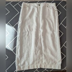 Women's J.Jill Linen Skirt